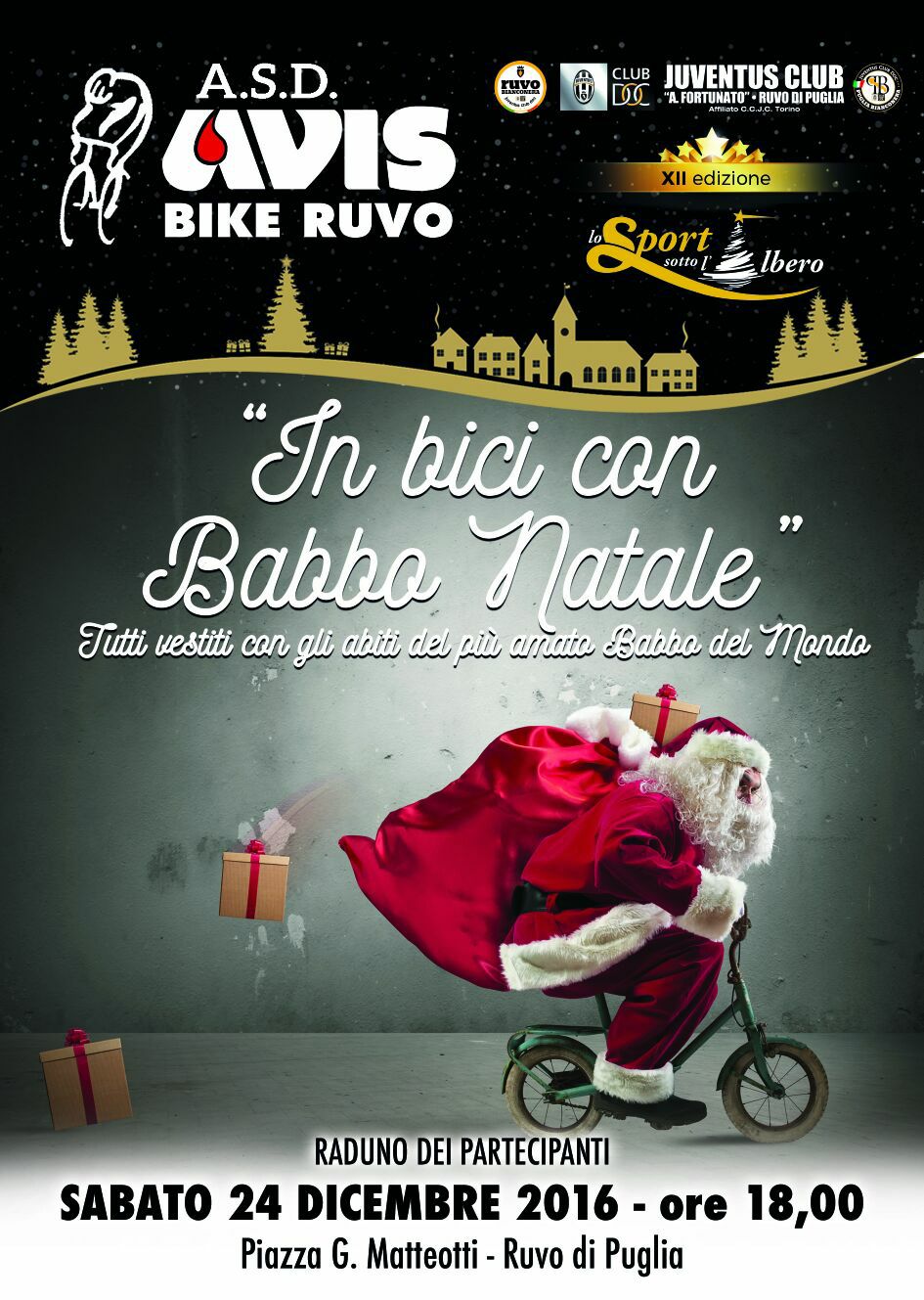 Il Percorso Dell Iniziativa In Bici Con Babbo Natale Ruvesi It